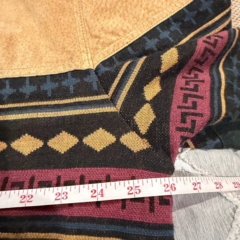 Vintage Aztec Pattern Jacket with Sherpa Lining XL - Picture 3 of 13